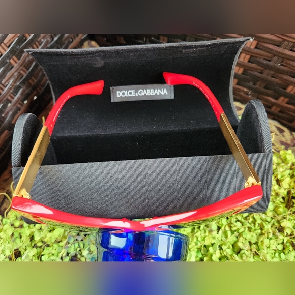 DOLCE & GABBANA Red  Mosaico ARTSY Italy MOSIAC Gradient Lens Sunglasses DG 4215 - Picture 11 of 16